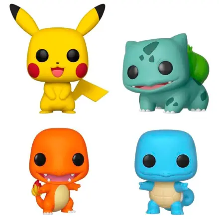 Funko POP pack 4 figures Pokemon Starters Exclusive product photo