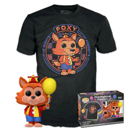 Funko POP & Tee figure & tee box Five Nights at Freddys Ballon Foxy Exkluzív product photo