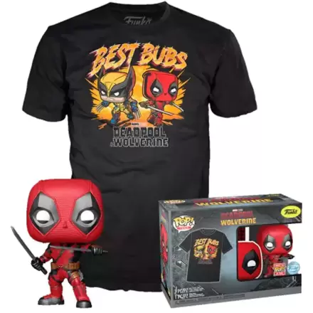 Set figure Funko POP & Tee Marvel Deadpool & Wolverine product photo