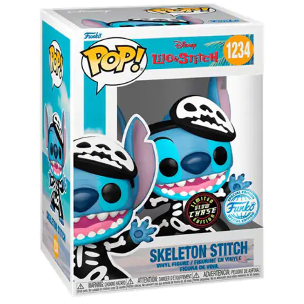 POP figure Disney LiLo & Stitch Skeleton Stitch Chase Exclusive product photo