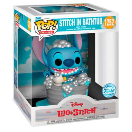 Disney POP! Deluxe Vinyl Figure Stitch in bathtub 9 cm termékfotója