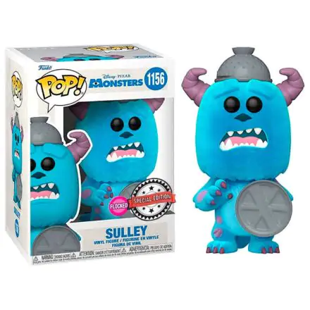 Monsters, Inc. 20th Anniversary POP! Disney Vinyl Figure Sulley with Lid (Flocked) 9 cm termékfotója