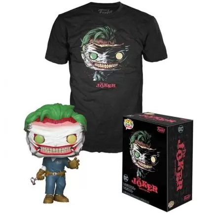 Funko POP! figure & tee box DC Comics The Joker Exkluzív termékfotója