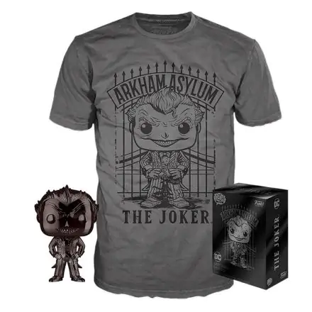 Funko POP figure & tee box DC Comics The Joker Exkluzív termékfotója