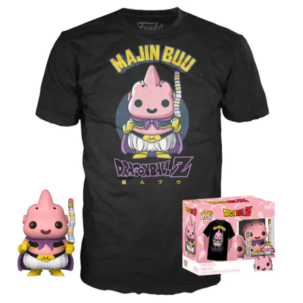 Funko POP! figure & tee box Dragon Ball Z Majin Buu Exkluzív termékfotója