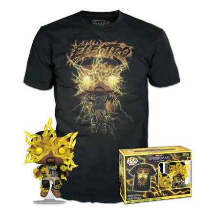 Funko POP! figure & tee box Spider-Man: No Way Home Electro (GW) product photo