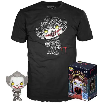 Funko POP! figure & tee box Stephen Kings It x Pennywise termékfotója