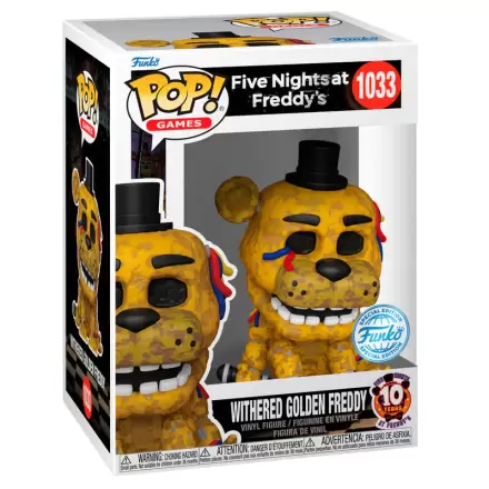 Funko POP figure Five Night at Freddys Withered Golden Freddy Exclusive termékfotója