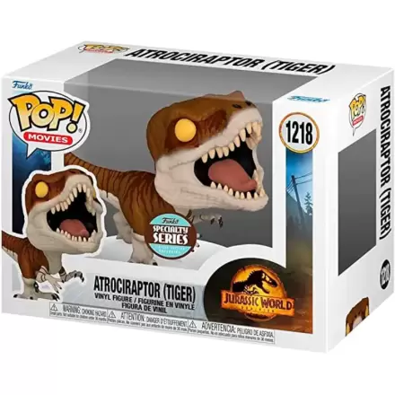 POP figure Jurassic World 3 Atrociraptor Tiger Exclusive termékfotója