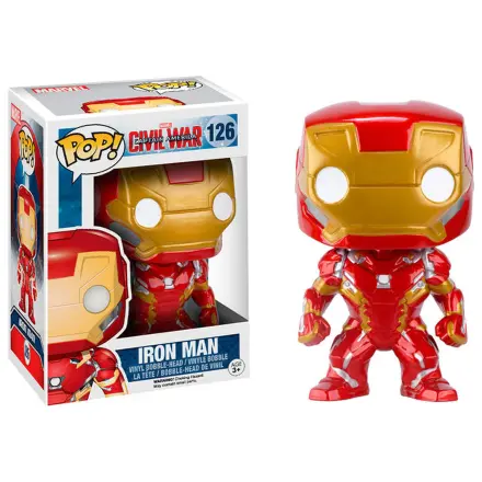 Captain America Civil War POP! Vinyl Bobble-Head Iron Man 10 cm product photo
