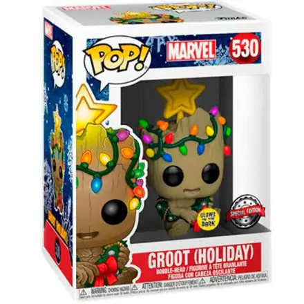 POP figure Marvel POP Marvel Groot Holiday Christmas Exclusive product photo
