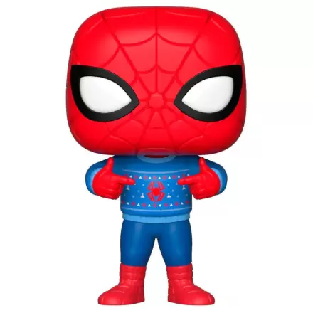 Funko POP figure Marvel Holiday Spider-Man with Ugly Sweater termékfotója
