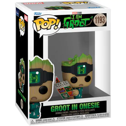 I Am Groot POP! Vinyl Figure Groot PJs w/book 9 cm termékfotója