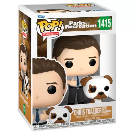 Funko POP figure Parks and Recreation Chris Traeger with Champion termékfotója