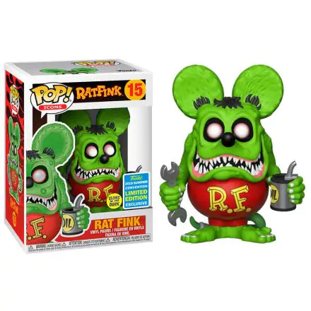 POP figure Rat Fink Glow Exclusive SDCC product photo
