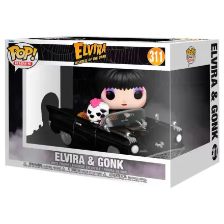 Funko POP figure Rides Deluxe Elvira Mistress of the Dark Elvira & Gonk termékfotója