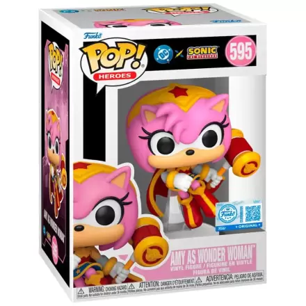 Funko POP figure Sonic The Hedgehog DC Comics Amy As Wonder Woman Exclusive product photo