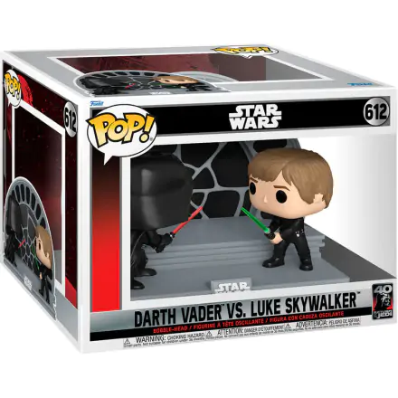 Star Wars Return of the Jedi 40th Anniversary POP Moment! Vinyl Figures 2-Pack Luke vs Vader 9 cm termékfotója