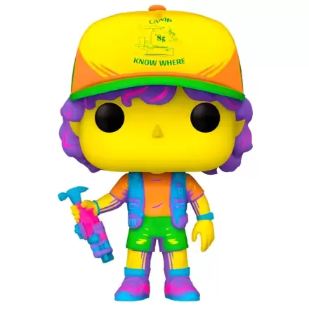 POP figure Stranger Things Dustin in Beef Black Light Exclusive product photo