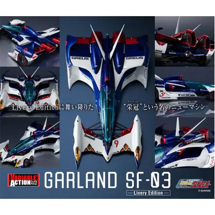 Future GPX Cyber Formula Vehicle 1/24 Variable Action Saga Garland SF - 03 Livery Edition 18 cm termékfotója