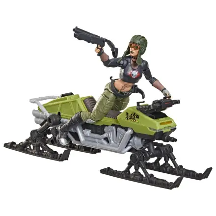 G.I. Joe Classified Series Action Figure and Vehicle Set #194 Zanya and Dreadnok Chameleon (Swamp Skier) 15 cm product photo
