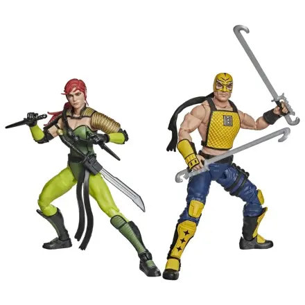 G.I. Joe Classified Series Action Figure 2-Pack #212 Ninja Force Scarlett & T'Jbang 15 cm product photo