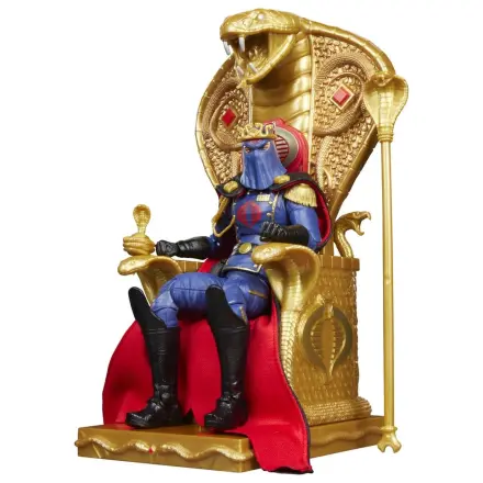 G.I. Joe Classified Series Action Figure Cobra Commander in Dress Uniform & Throne 15 cm product photo