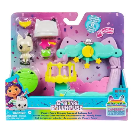 Gabbys Dollouse Pandy Paws Dreamy Lookout Balcony Playset termékfotója