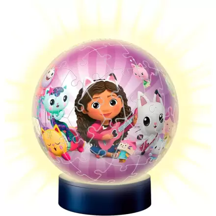 Gabbys Dollhouse lamp 3D puzzle 74pcs product photo