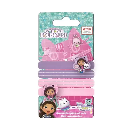 Gabbys Dollshouse set 4 hair scrunchies product photo