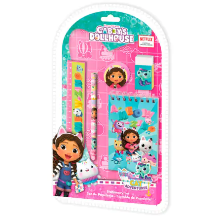 Gabbys Dollhouse stationery set 5pcs product photo