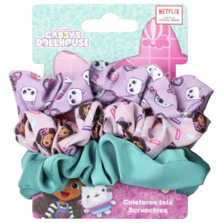 Gabby's Dollhouse Cat Adventures Hair Tie Set, 3 pieces product photo