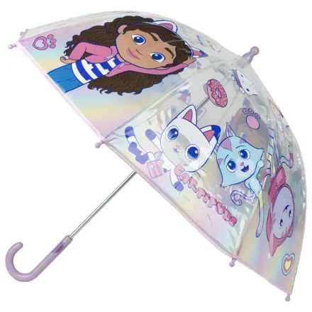 Gabi's Dollhouse Cat-titude Kids' Transparent Umbrella Ø71 cm product photo