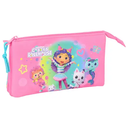Gabbys Dollhouse Confetti triple pencil case product photo