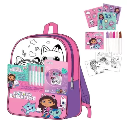 Gabbys Doll House DIY backpack set termékfotója