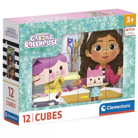 Gabbys Dollhouse cube puzzle 12pcs termékfotója