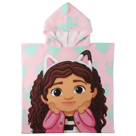 Gabbys Dollhouse microfibre poncho beach towel product photo