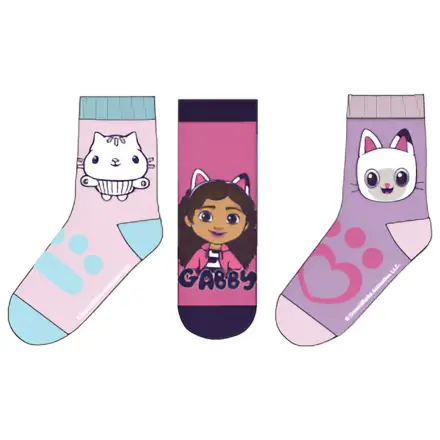 Gabby's Dollhouse Pandy Paws Kids Socks 31/34 product photo