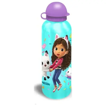 Gabi's Dollhouse Party aluminum flask with drinking lid 500 ml product photo
