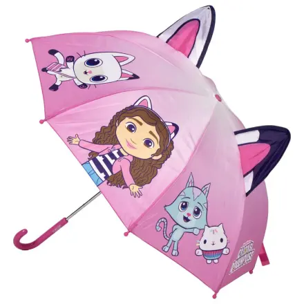 Gabi Dollhouse Pink Kids Umbrella with Ears Ø71 cm product photo