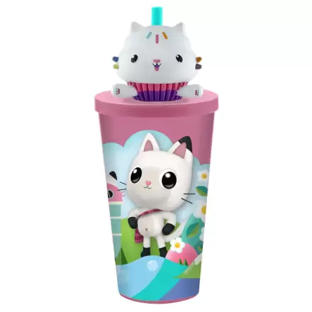 Gabbys Dollhouse 3D topper cane tumpler 500ml product photo