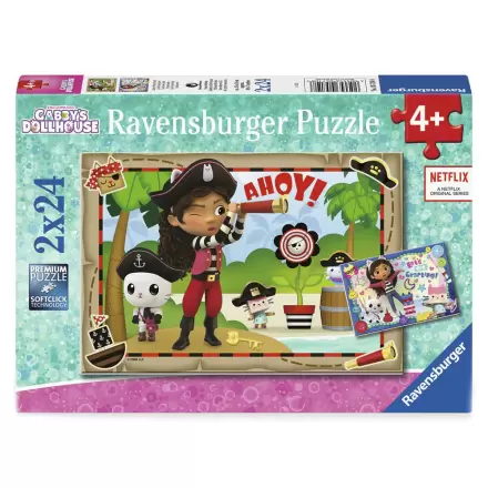 Gabbys Dollhouse puzzle 2x24pcs product photo
