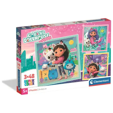 Gabbys Dollhouse puzzle 3x48pcs product photo