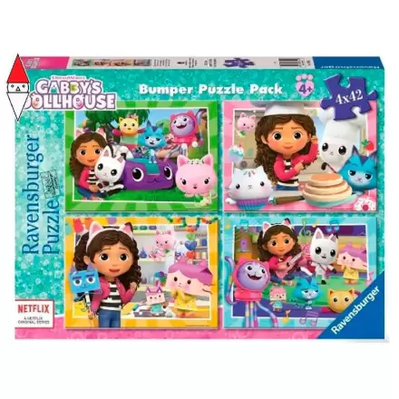 Gabbys Dollhouse puzzle 4x42pcs product photo