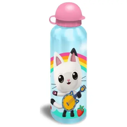 Gabi's Dollhouse Rainbow Aluminum Water Bottle with Drinking Lid 500 ml product photo