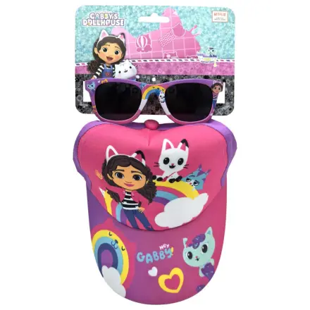Gabi's Dollhouse Rainbow Sunglasses and Baseball Cap Set product photo