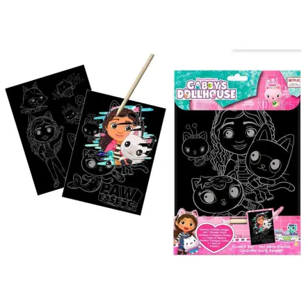 Gabi's Dollhouse Smoothie Land Pawtastic Scratch Picture Kit product photo