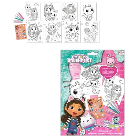 Gabi's Dollhouse Smoothie Land Coloring Set with Stickers product photo