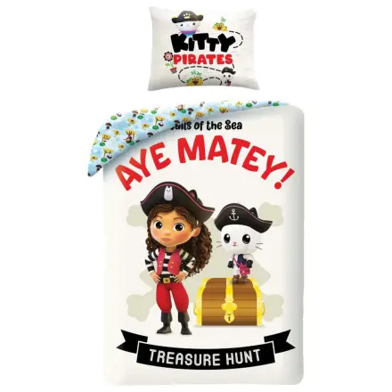 Gabi's Dollhouse Treasure Hunt Duvet Cover product photo