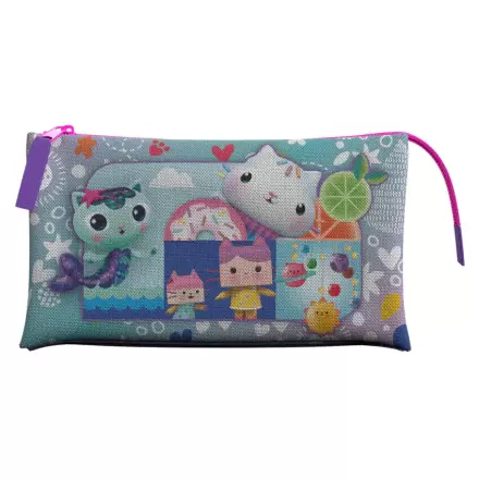 Gabbys Dollhouse triple pencil case product photo